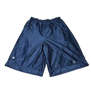 Jordan Brand Navy Blue Mesh Basketball Dazzle Shorts Mens XL W33 L12 Jumpman
